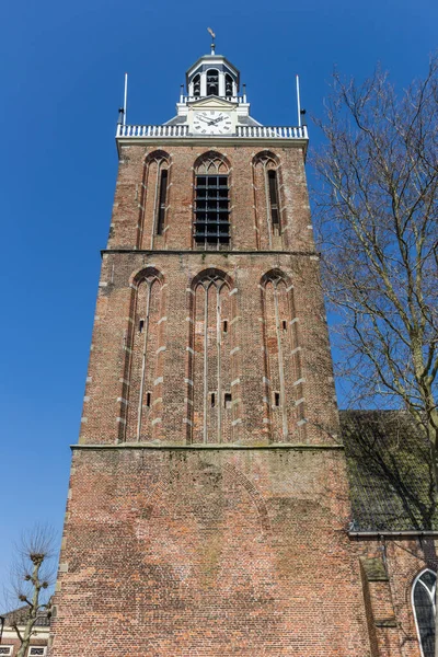 Tower Historic Maria Church Meppel Netherlands — Stock fotografie