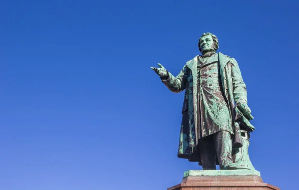 Estatua Del Alcalde Smidt Theodor Heuss Platz Bremerhaven Alemania —  Fotos de Stock