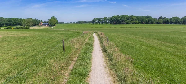 Panorama Walking Path Hills Ootmarsum Netherlands — Stock Photo, Image