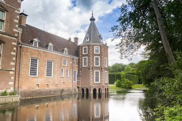 Toren Van Het Historische Kasteel Nijenhuis Wijhe Nederland — Stockfoto