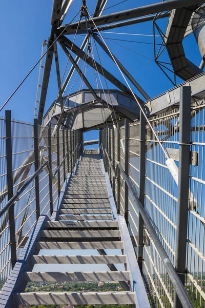 Trappen Naar Uitzichtplatforms Van Tetraëder Bottrop Duitsland — Stockfoto