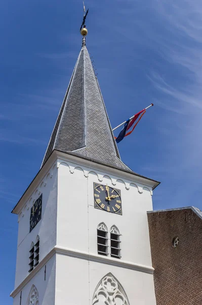 White Tower Historic Church Holten Netherlands — Stockfoto