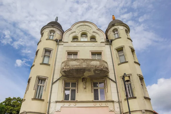 Balcony Historic House Slupsk Poland — Stock Photo, Image