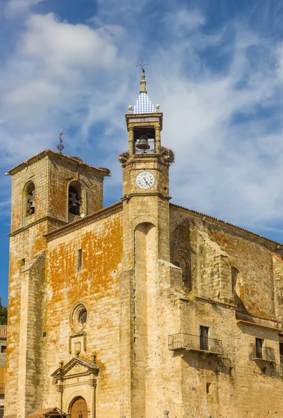 Towers San Martin Church Historic City Trujillo Spain — Stock fotografie