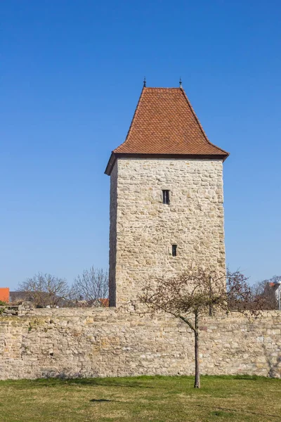 Torre Muralha Circundante Stassfurt Alemanha — Fotografia de Stock