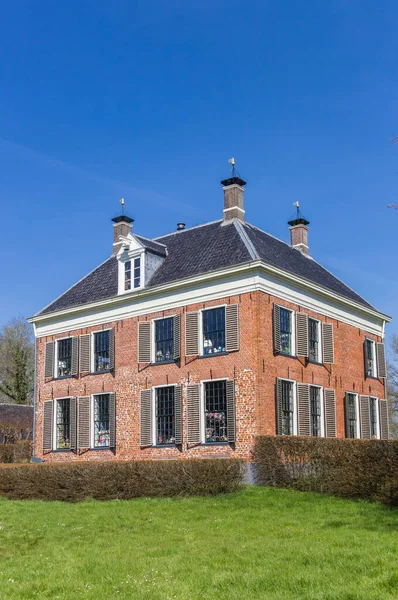 Hollanda Midwolda Daki Tarihi Konak Ennemaborg — Stok fotoğraf