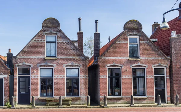 Oude Huisjes Het Centrum Van Balk Nederland — Stockfoto