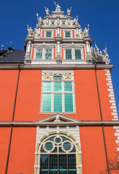 ヘルムシュテット ドイツの歴史的大学の装飾されたファサード — ストック写真
