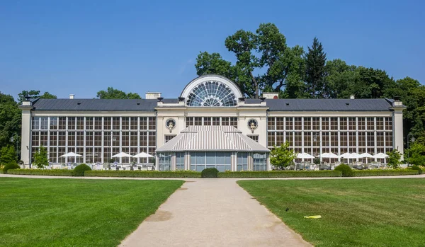 Orangerie Historique Dans Parc Lazienki Varsovie Pologne — Photo