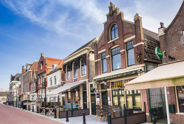 Lege Straat Aan Het Historische Koemarkt Purmerend Nederland — Stockfoto