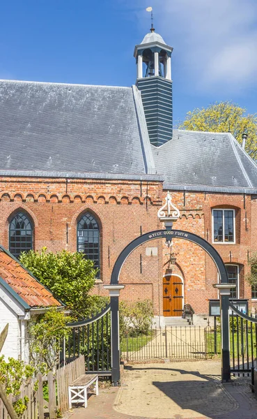 Eingangstor Der Historischen Kirche Sint Piter Grou Niederlande — Stockfoto