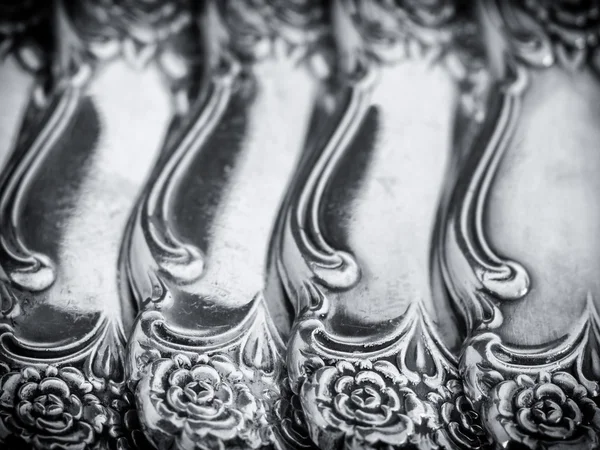 Винтажное серебро стерлингов — стоковое фото