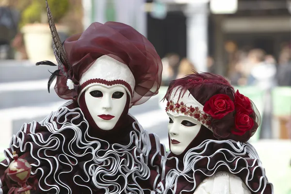 Pareja Real Carnaval de Venecia —  Fotos de Stock