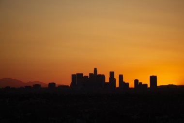 Downtown los angeles manzarası