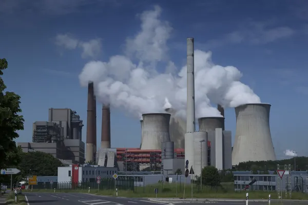Elektrownia węgla brunatnego — Zdjęcie stockowe