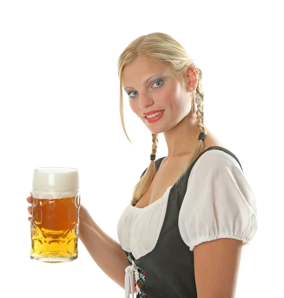 Баварская девушка — стоковое фото