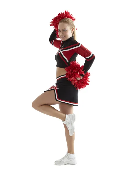 Cheerleading Pose — Stockfoto