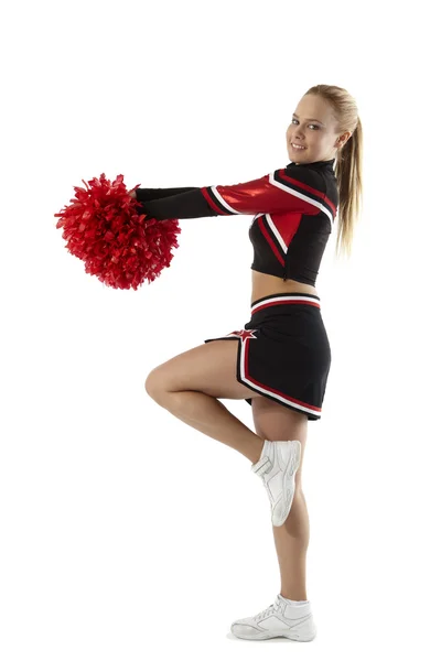 Cheerleading pose — Stockfoto