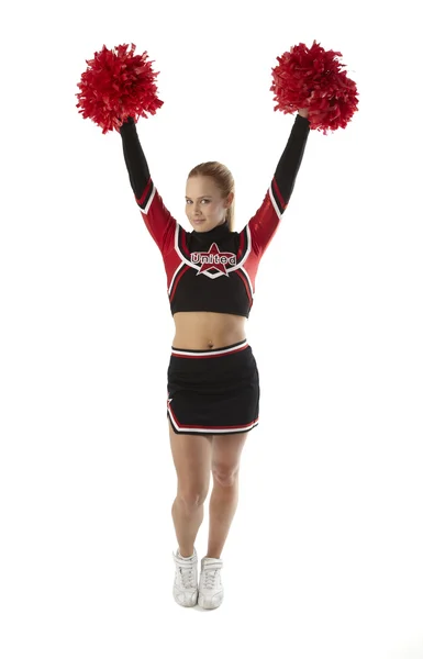 Cheerleading posa — Foto Stock