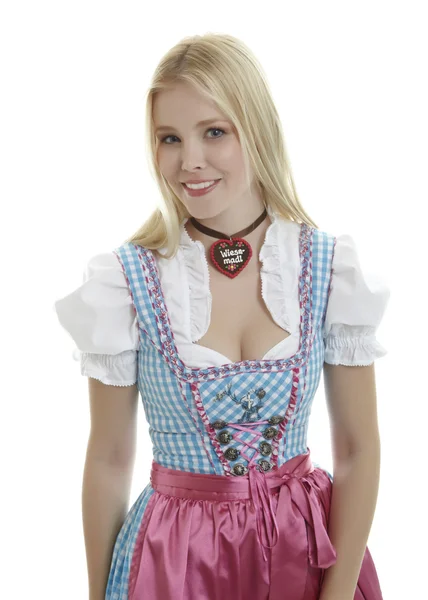 Kvinna i dirndl — Stockfoto