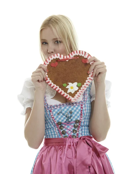 Woman in Dirndl — Stock Photo, Image