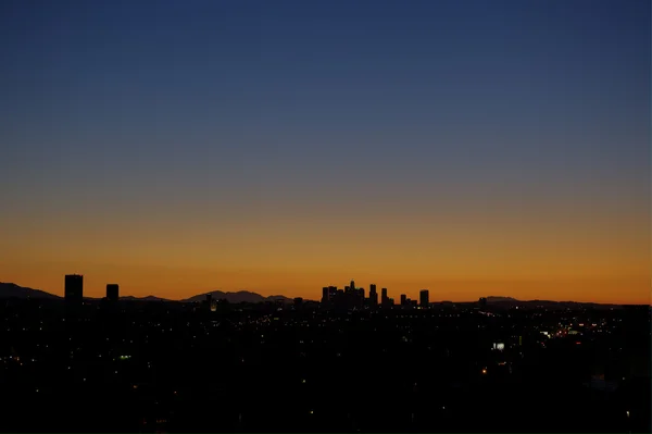 Centro de Los Ángeles skyline — Foto de Stock