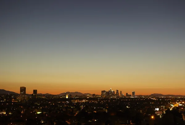 Centro de Los Ángeles skyline — Foto de Stock