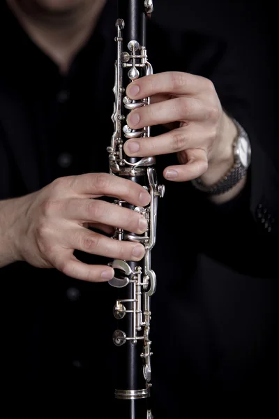 Кларнетист — стокове фото