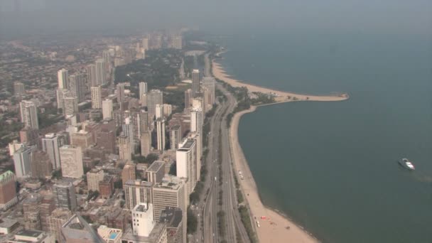 芝加哥湖岸驱动器 — 图库视频影像