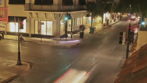 Διέλευση duval street Ουέστ — Αρχείο Βίντεο