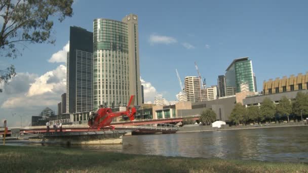 Helicóptero Melbourne — Vídeo de Stock