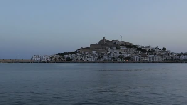 Gün batımı eivissa — Stok video