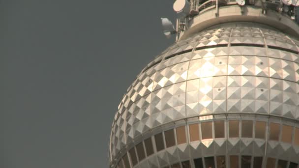 Torre de televisión Berlín — Vídeo de stock