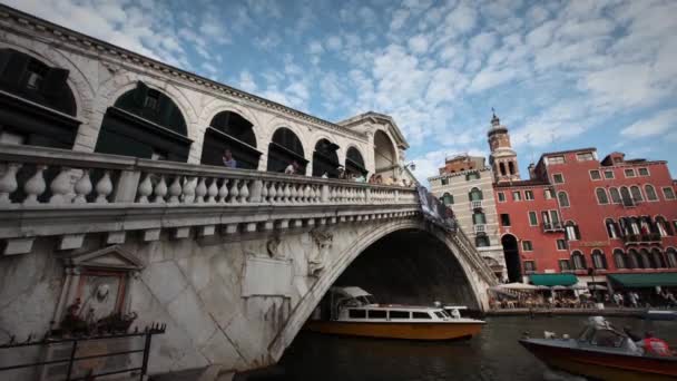 Rialto Köprüsü timelapse — Stok video