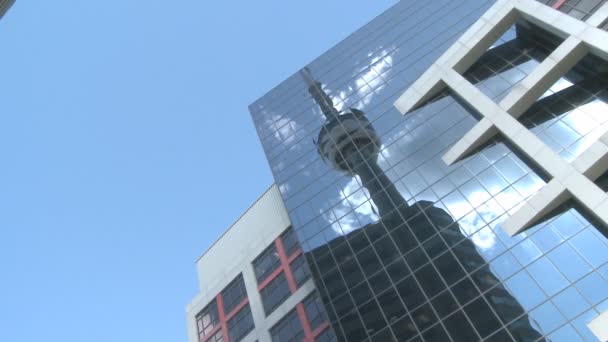 Торонто CN Tower — стоковое видео