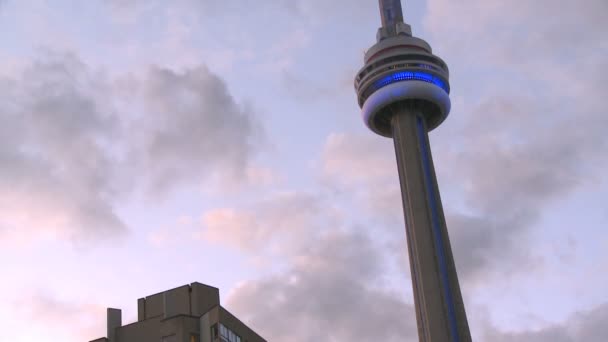 Торонто CN Tower — стоковое видео