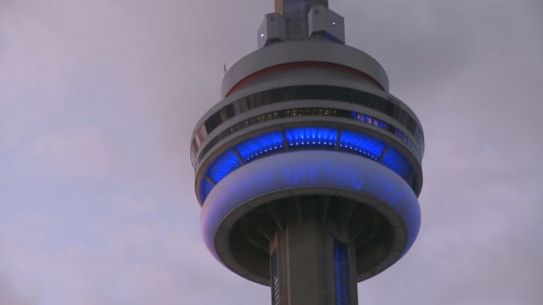 Торонто CN Tower — стоковое видео