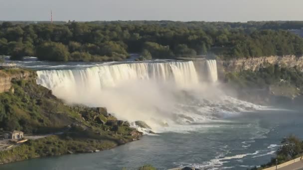 Timelapse Cascate del Niagara tramonto — Video Stock