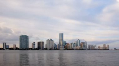 Miami manzarası Timelapse