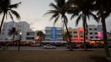 Miami Beach Ocean Drive timelapse
