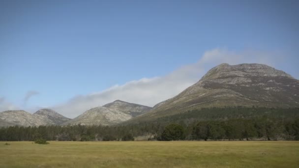 Clouds on the Tsitsikamma Mountains — Stock Video