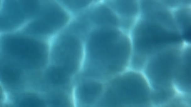 Zwembad zonneschijn defocus — Stockvideo