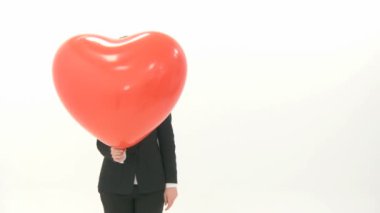 kadın kalp balon sinek olanak sağlar.