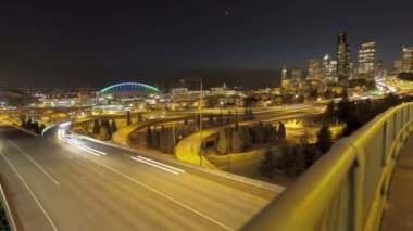 Seattle günbatımı eyaletler arası trafik