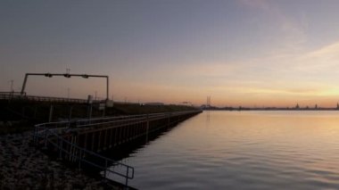 Baltık Denizi günbatımı