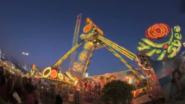 Timelapse oktoberfest frizbi