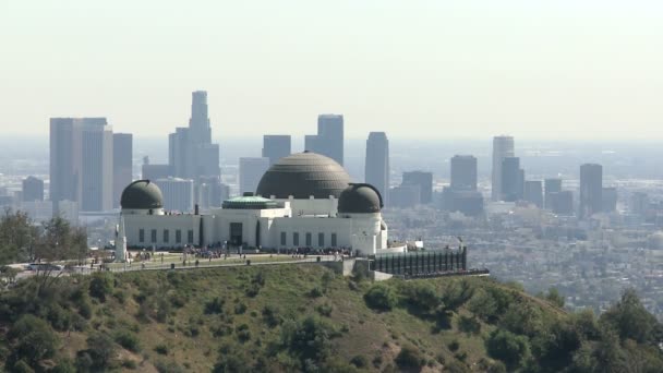 Griffith Park Observatory — Stockvideo