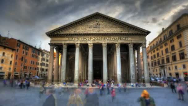 Pantheon Roma — Video Stock