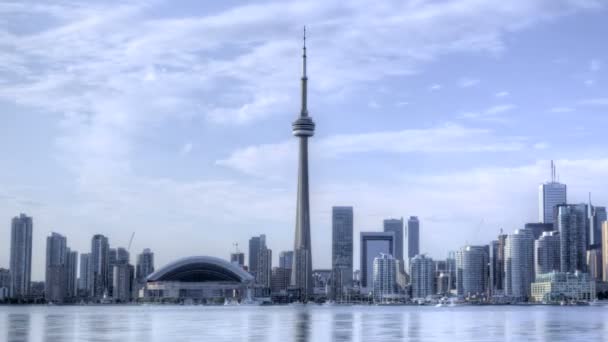 Timelapse Toronto Skyline HDR — Stock Video