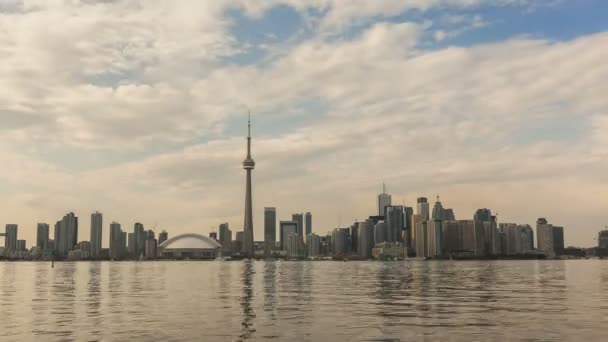 Tenggat waktu Toronto Skyline — Stok Video